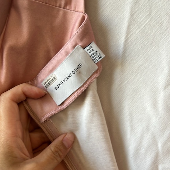 Elegant Pink Backless Dress - Picture 8 of 12